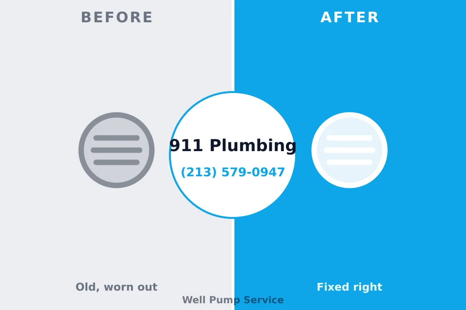 Before and after: plumbing repair Linden, TN